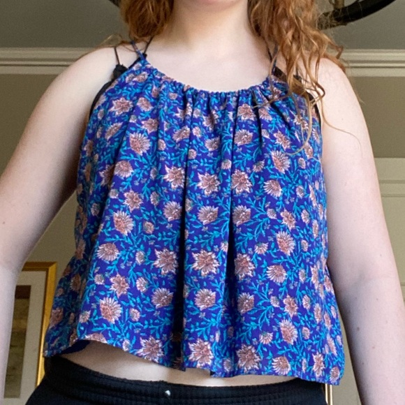 Floral flowy tank - Picture 1 of 6